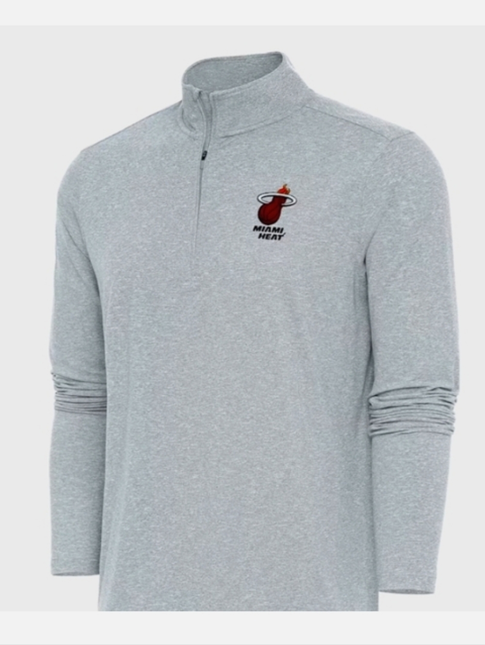 NBA ULTRA GAME ¼-zip Pullover Top Miami Heat Long Sleeve M